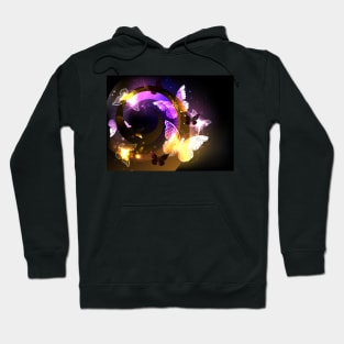 Whirlwind with Night Butterflies Hoodie